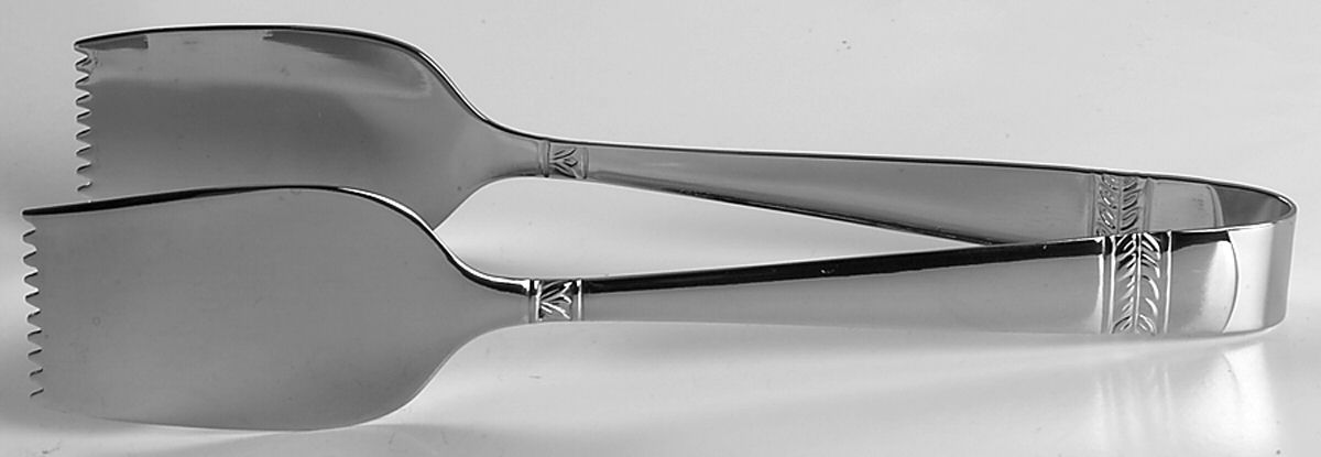 Evergreen (Stainless) Solid All Purpose Buffet Serving Tongs by Reed & Barton-1