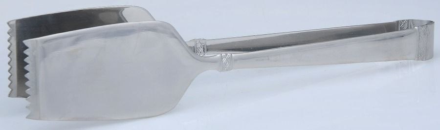 Diamond Braid (Stainless) 1-Piece Salad Tongs by Reed & Barton-1