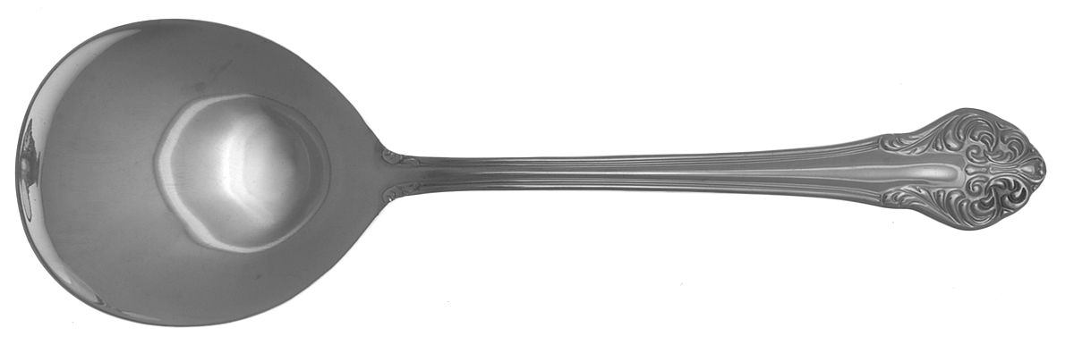 Elegante (Stainless) Solid Smooth Casserole Spoon by Reed & Barton-1
