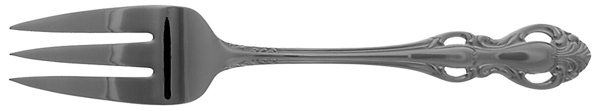 Queensday (Stainless) Medium Solid Cold Meat Serving Fork by Reed & Barton-1