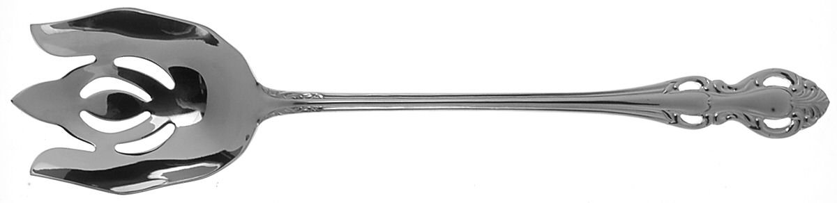 Queensday (Stainless) Oversize Solid Salad Servng Fork by Reed & Barton-1