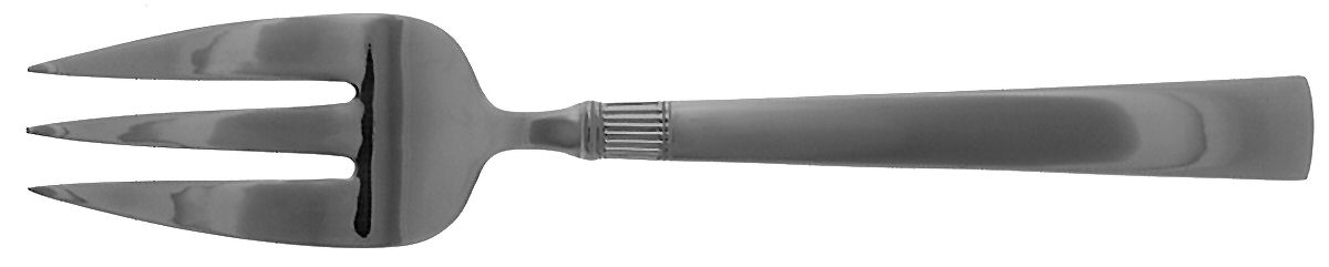 Whittaker (Stainless) Large Solid Cold Meat Serving Fork by Reed & Barton-1