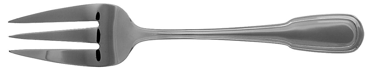 Abington (Stainless) Large Solid Cold Meat Serving Fork by Reed & Barton-1