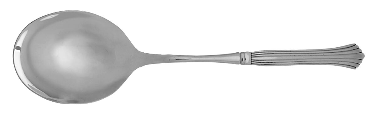 Birch Hall (Stainless) Casserole Spoon with Smooth Stainless Bowl HC by Reed & Barton-1