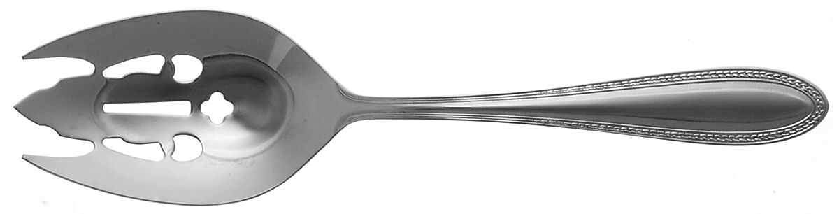 Laurel (Stainless) Pierced Vegetable Serving Spoon by Reed & Barton-1