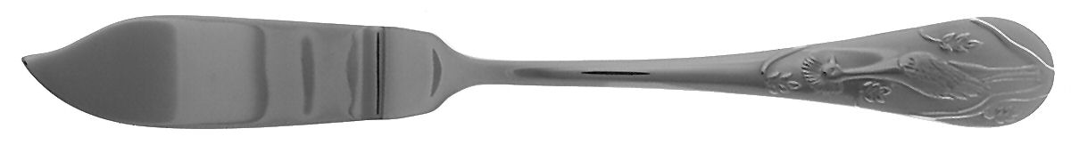 Asian Birds (Stainless) Flat Handle Master Butter Knife by Reed & Barton-1