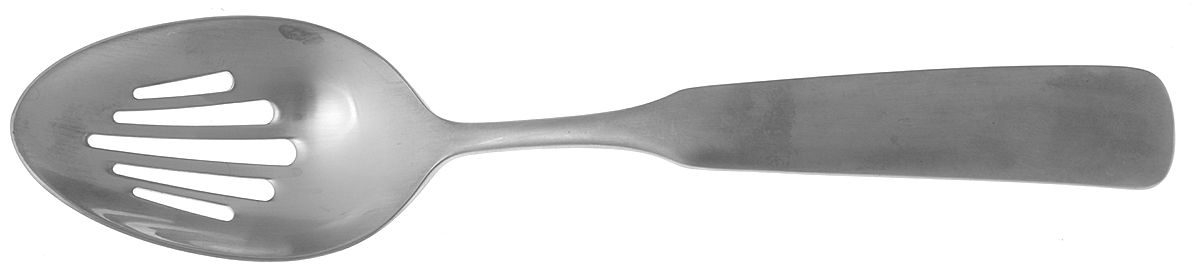 Cabot Satin (Stainless) Pierced Tablespoon (Serving Spoon) by Reed & Barton-1