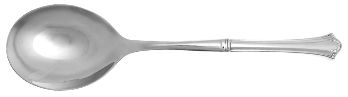 Manor House (Stainless) Casserole Spoon with Smooth Stainless Bowl HC by Reed & Barton-1