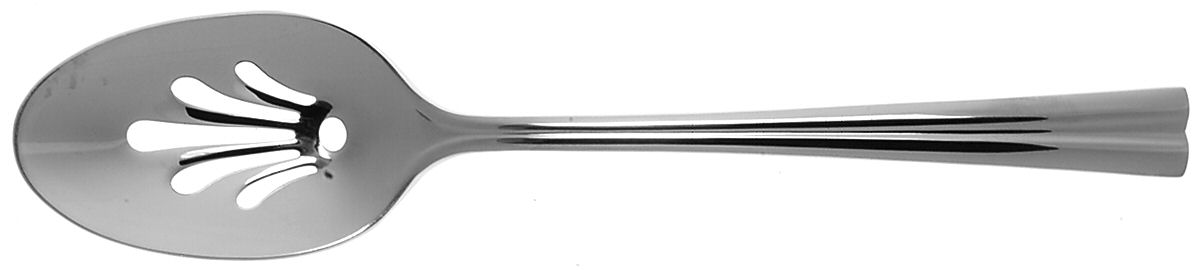 Tempo (Stainless) Pierced Tablespoon (Serving Spoon) by Reed & Barton-1