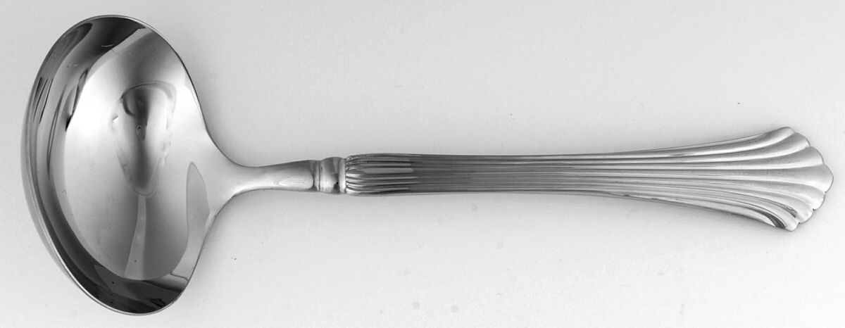 Birch Hall (Stainless) Solid Gravy Ladle by Reed & Barton-1