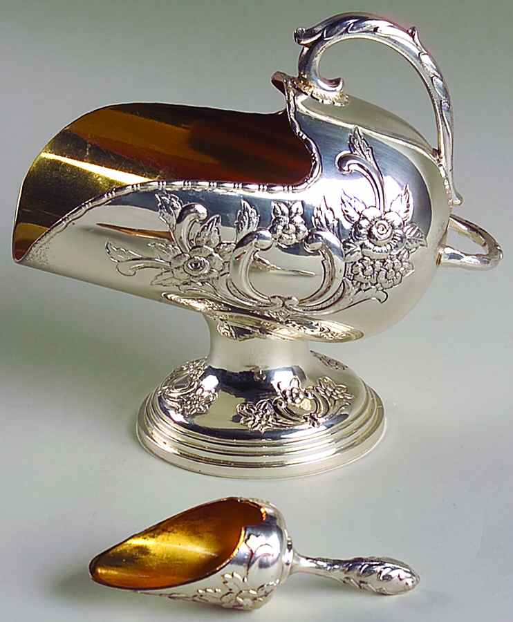 Silverplate Hollowware Sugar Scuttle (Includes a Small Scoop) by Raimond-1