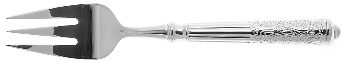Amalfi (Stainless) Solid Serving Fork by Ricci (Argentieri)-1