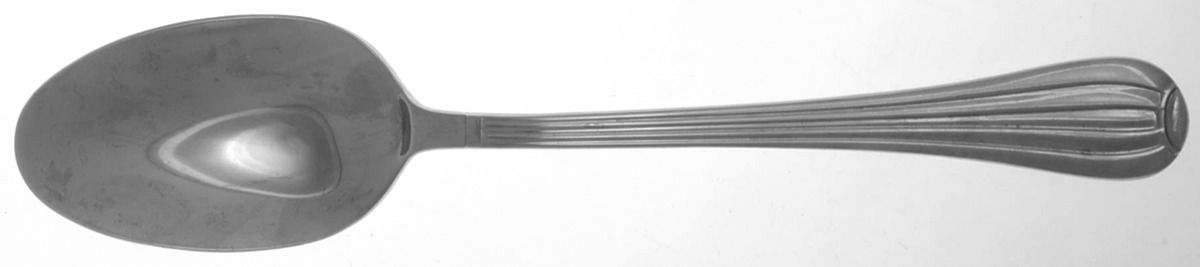Meridiani (Stainless) Solid Salad Serving Spoon by Ricci (Argentieri)-1