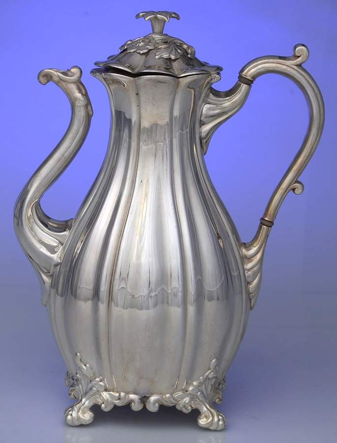 1765 (Silverplate, Hollowware) Silverplate Coffee Pot by Reed & Barton-1