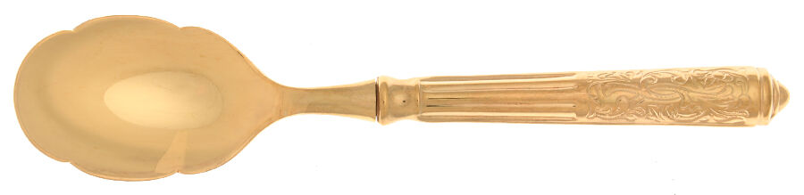 Amalfi (Gold Electroplate) Sugar Spoon by Ricci (Argentieri)-1