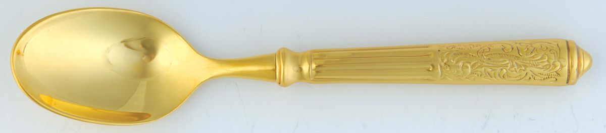 Amalfi (Gold Electroplate) Teaspoon by Ricci (Argentieri)-1