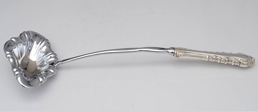 Sterling Flatware Punch Ladle with Stainless Bowl by Reed & Barton-1