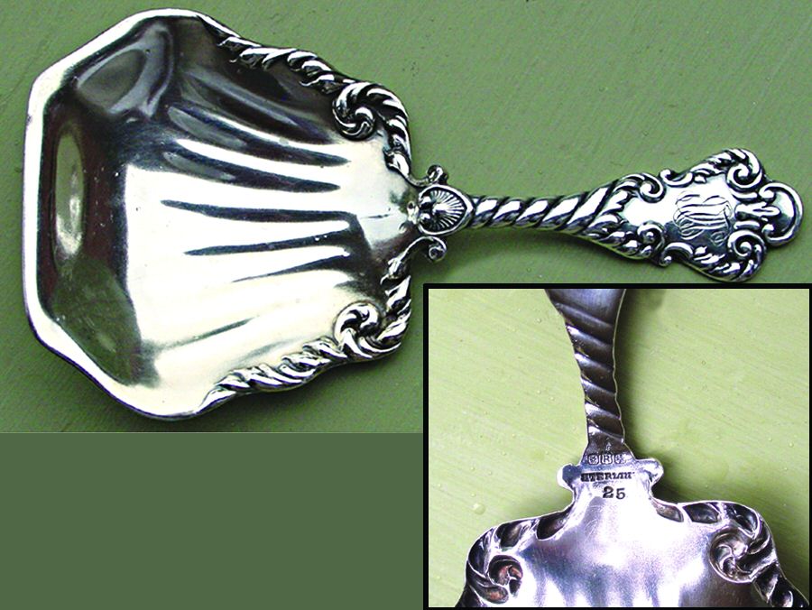 25 (Sterling) Tea Caddy Spoon by Reed & Barton-1