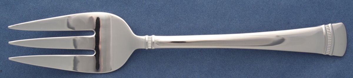 Coventry (Stainless, Glossy) Large Solid Cold Meat Serving Fork by Reed & Barton-1