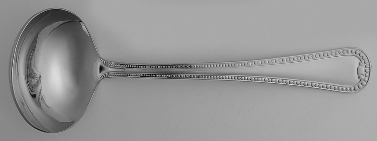 New Market (Stainless) Solid Gravy Ladle by Reed & Barton-1