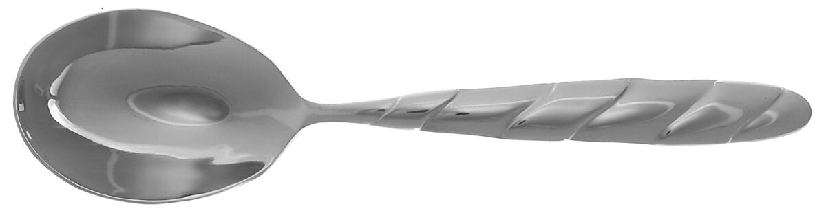 Modern Swirl (Stainless) Sugar Spoon by Reed & Barton-1