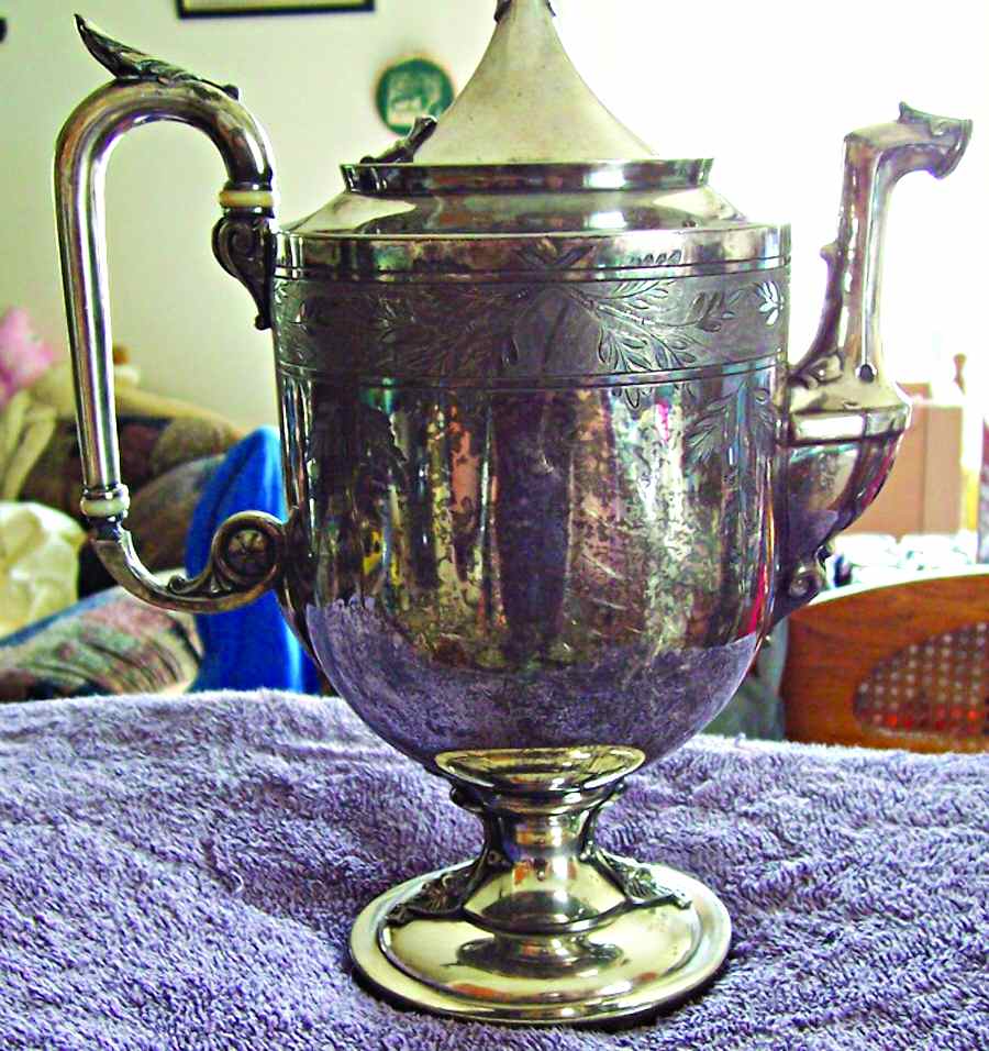 1871 (Silverplate, Hollowware) Silverplate Coffee Pot by Reed & Barton-1