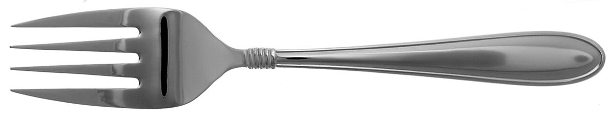 Prospect Hill (Stainless) Medium Solid Cold Meat Serving Fork by Reed & Barton-1