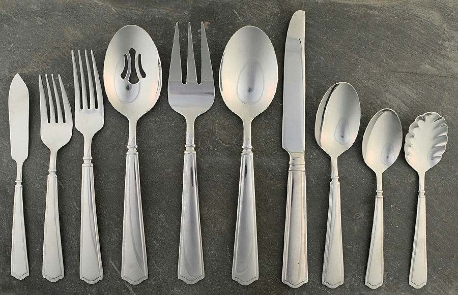 Terrace (Stainless) 65 Piece Set by Reed & Barton-1