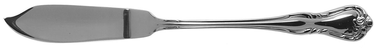 Lattice Rose (Stainless) Flat Handle Master Butter Knife by Reed & Barton-1