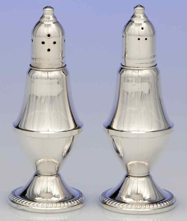 Sterling Hollowware Salt and Pepper Set by Raimond-1