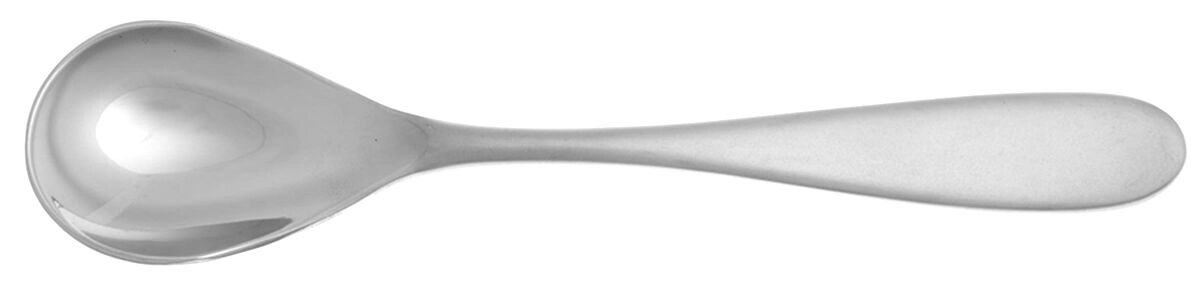 Orbit Platinum (Stainless) Round Bowl Soup Spoon (Cream Soup) HC by Robert Welch-1
