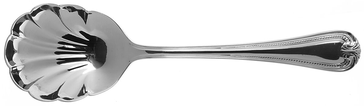 Sussex (Stainless) Solid Shell Casserole Spoon by Reed & Barton-1