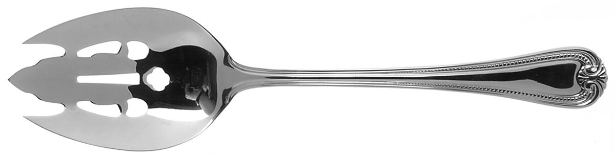 Sussex (Stainless) Pierced Vegetable Serving Spoon by Reed & Barton-1