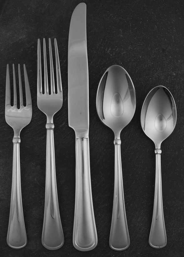Mendon (Stainless) 5 Piece Place Setting by Reed & Barton-1