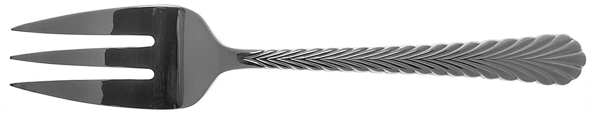 Fountain (Stainless) Large Solid Cold Meat Serving Fork by Reed & Barton-1