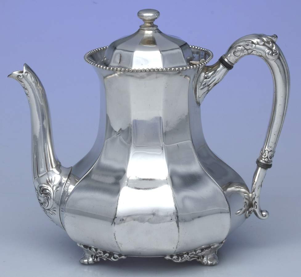 3560 (Silverplate, Hollwware) Silverplate Coffee Pot by Reed & Barton-1