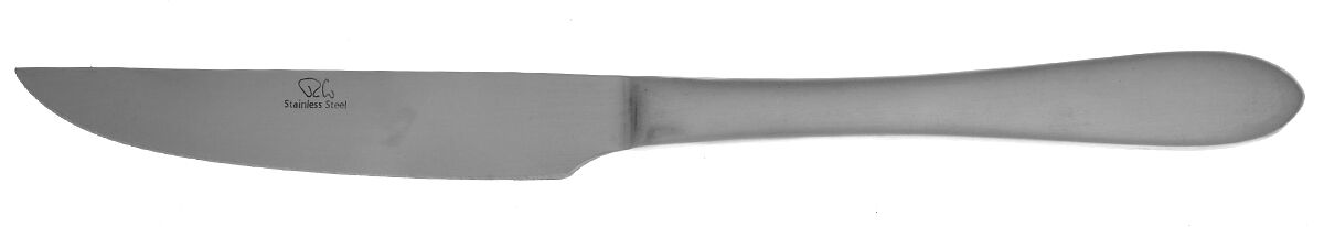 Meridian Satin (Stainless) Steak Knife Individual Solid No Serrate HC by Robert Welch-1
