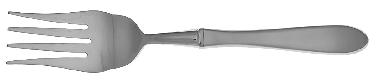 Meridian Satin (Stainless) Cold Meat Fork Large, Stainless Tines HC by Robert Welch-1
