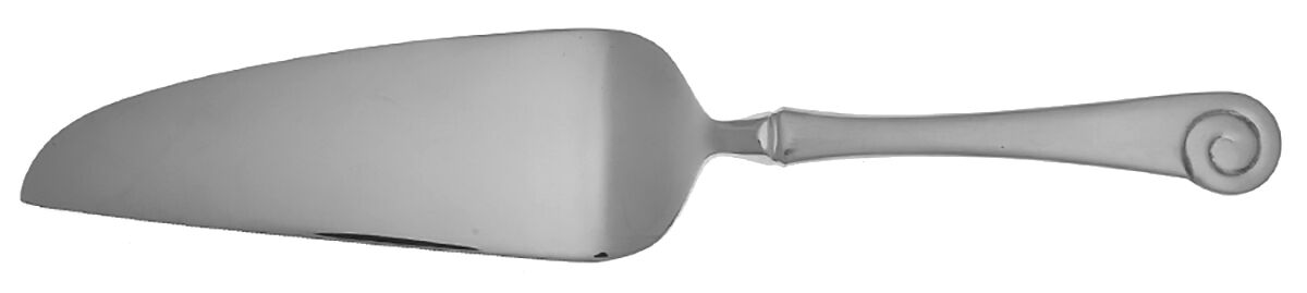 Ammonite Satin (Stainless) Pie and Cake Server with Stainless Blade HC by Robert Welch-1
