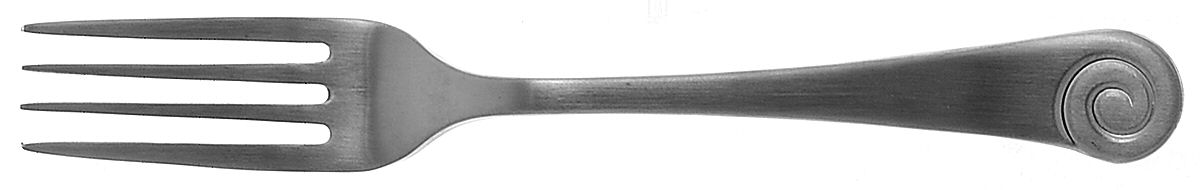 Ammonite Satin (Stainless) Individual Salad Fork by Robert Welch-1