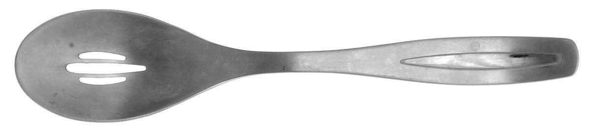 Linton Satin Pierced Tablespoon (Serving Spoon) by Robert Welch-1