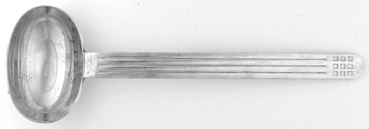 Richard Meier (Silverplate) Solid Serving Spoon by Reed & Barton-1