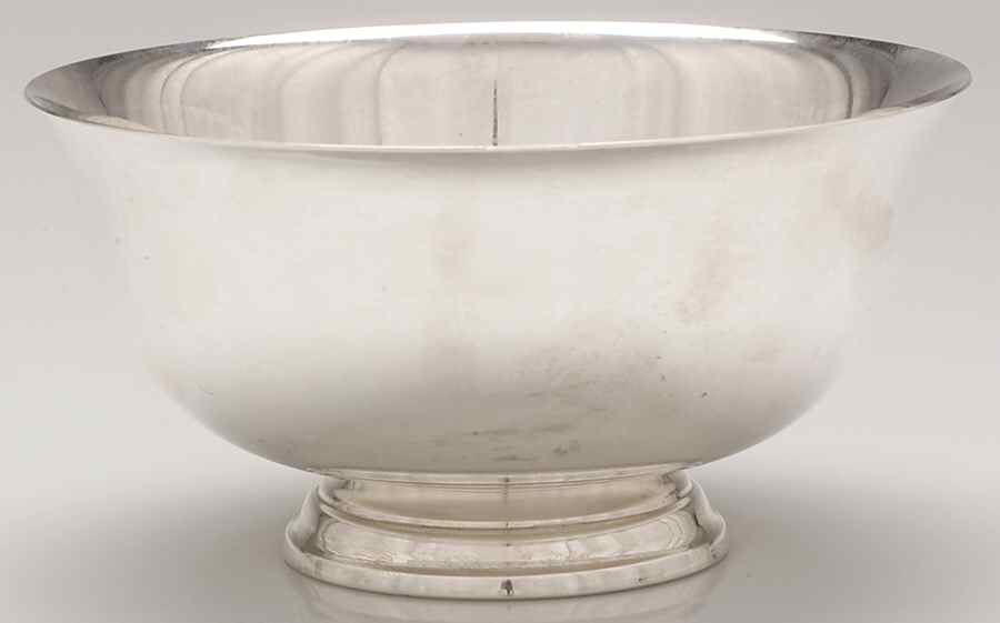 Paul Revere Reproductions (Strl, Hlwr) 8" Paul Revere Sterling Bowl by Reed & Barton-1