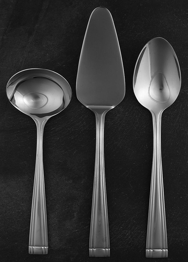 Woodlawn-West End (Stainless) 3 Piece Completer Set by Reed & Barton-1