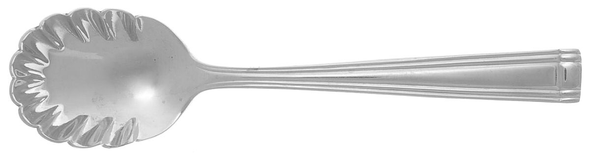 Woodlawn-West End (Stainless) Sugar Shell Spoon by Reed & Barton-1
