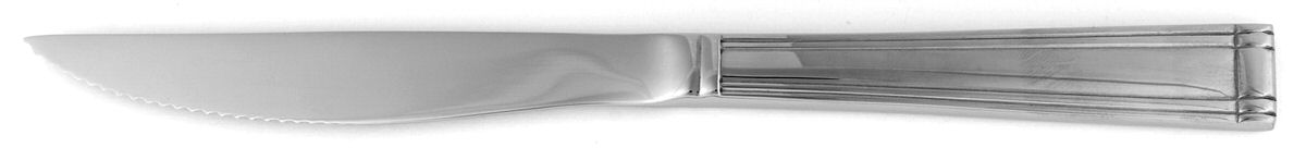 Woodlawn-West End (Stainless) Individual Solid Handle Steak Knife by Reed & Barton-1