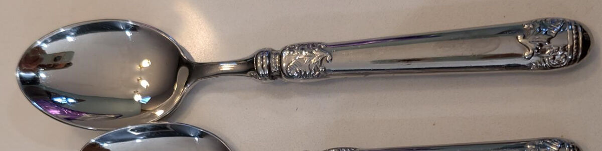 Filigree (Stainless) Place/Oval Soup Spoon by Retroneu-1