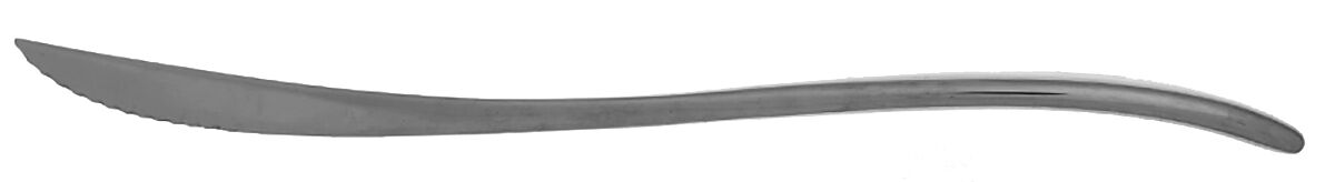 Vista (Stainless, Glossy) Individual Solid Handle Steak Knife by Robert Welch-1
