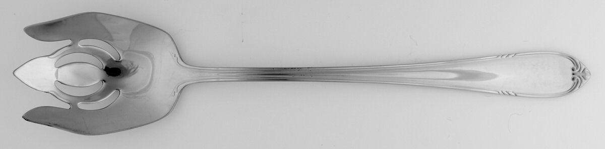 Mayfield (Stainless) Oversize Solid Salad Servng Fork by Reed & Barton-1