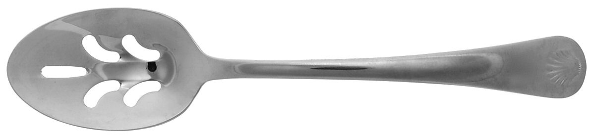 Bayview (Stainless, China) Pierced Tablespoon (Serving Spoon) by Reed & Barton-1